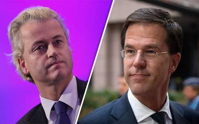 Geert Wilders against Mark Rutte in the Dutch general election