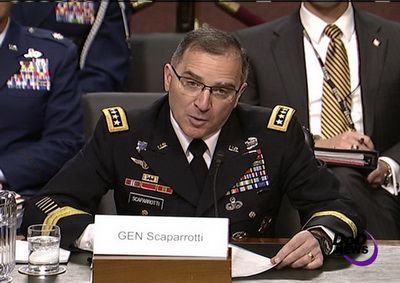 General Curtis Scaparrotti, U.S. European Command/Supreme Allied Commander, testifies of the US Senate Committee on Armed Services, March 23