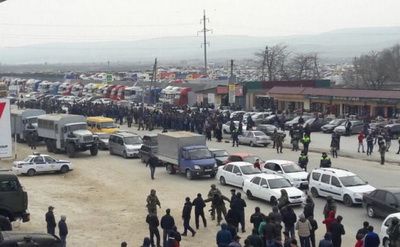 Protests of truckers in Russia