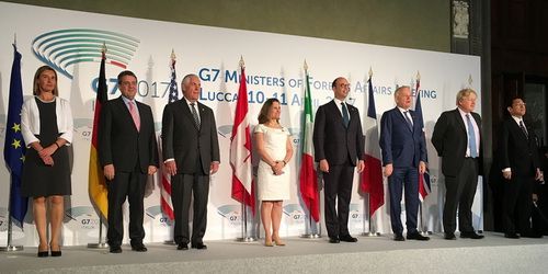 G7 Foreign Ministers Meeting on April 11&ndash;12 in Italy