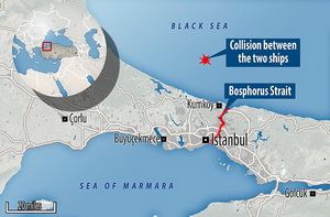 Russian reconnaissance ship &ldquo;Liman&rdquo; sank near Bosphorus