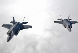 US Air Force F-35 Lightning II's from Hill Air Force Base, Utah