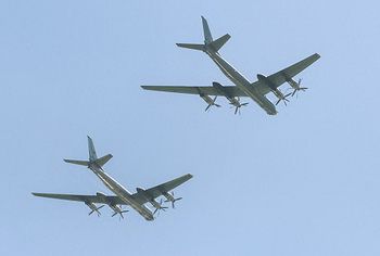4 мая два российских стратегических бомбардировщика Ту-95МС ВКС ВС РФ были перехвачены в районе Аляски
