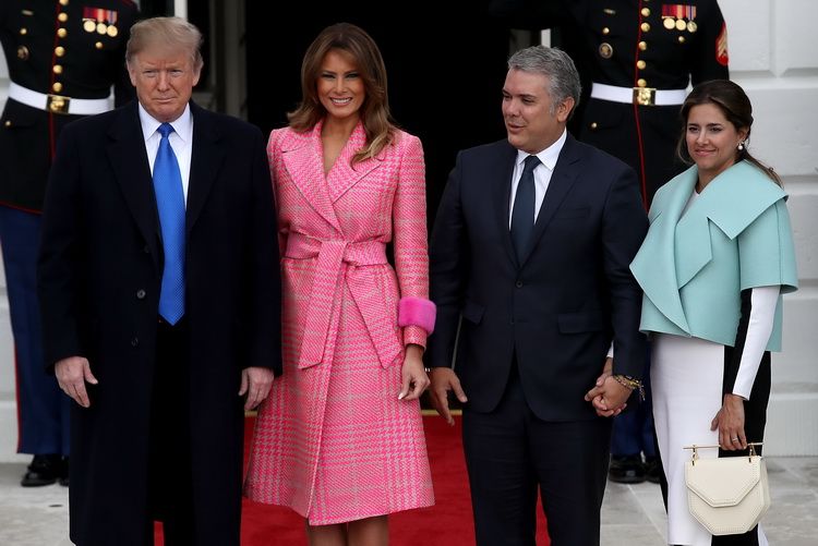Зустріч президента США Д. Трампа з президентом Колумбії І. Дуке, Вашингтон, 13 лютого ц. р. Зустріч президента США Д. Трампа з президентом Колумбії І. Дуке, Вашингтон, 13 лютого ц. р.