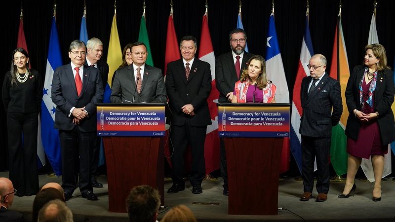 Учасники міністерської конференції країн «Групи Ліми», м. Оттава, Канада, 4 лютого ц. р. Учасники міністерської конференції країн «Групи Ліми», м. Оттава, Канада, 4 лютого ц. р.