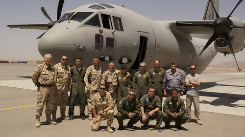 Перший C-27J “Spartan” ВПС Болгарії в Кандагарі. 12 травня 2013 р. 
