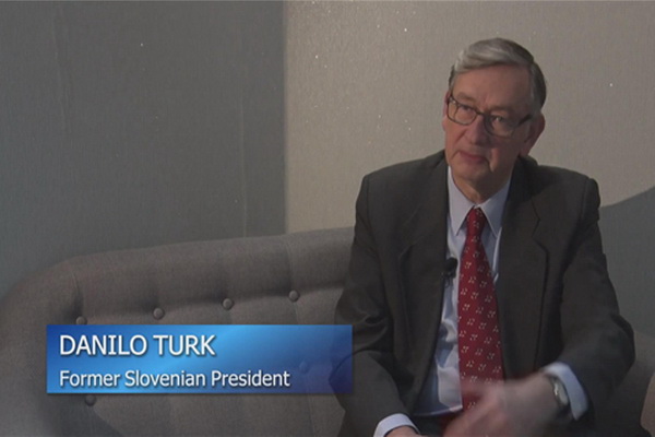 Former Slovenian President Danilo Turk Former Slovenian President Danilo Turk