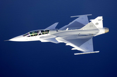 The Saab JAS-39 Gripen multirole fighter
