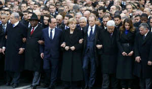 Europe showed unity and funeral march