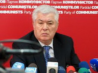 Лідер опозиційної Партії Комуністів Республіки Молдова (ПКРМ) В. Воронін Лідер опозиційної Партії Комуністів Республіки Молдова (ПКРМ) В. Воронін