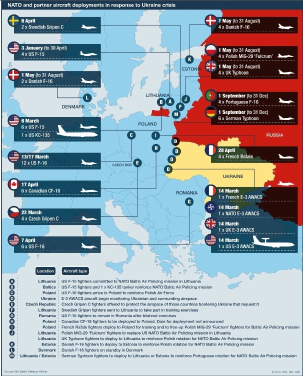 How the presence of NATO Air Forces in Europe has increased and how it will increase How the presence of NATO Air Forces in Europe has increased and how it will increase