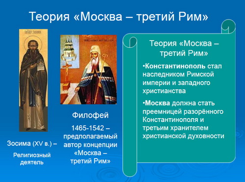 Теорія &laquo;Москва - третій Рим&raquo;